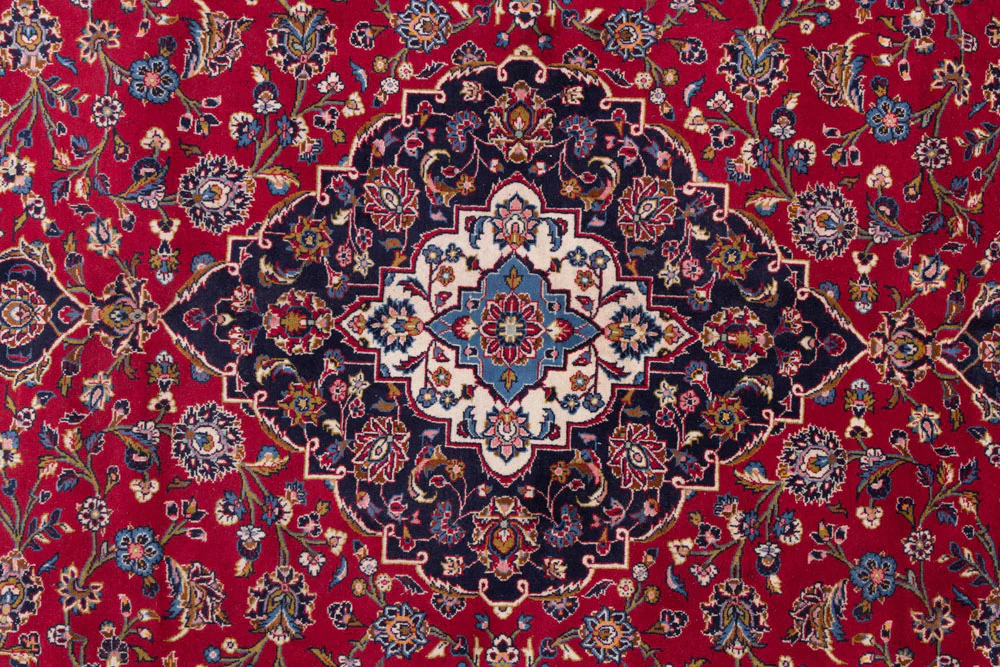 Perserteppich - Keshan - 400 x 295 cm - rot - Image 7