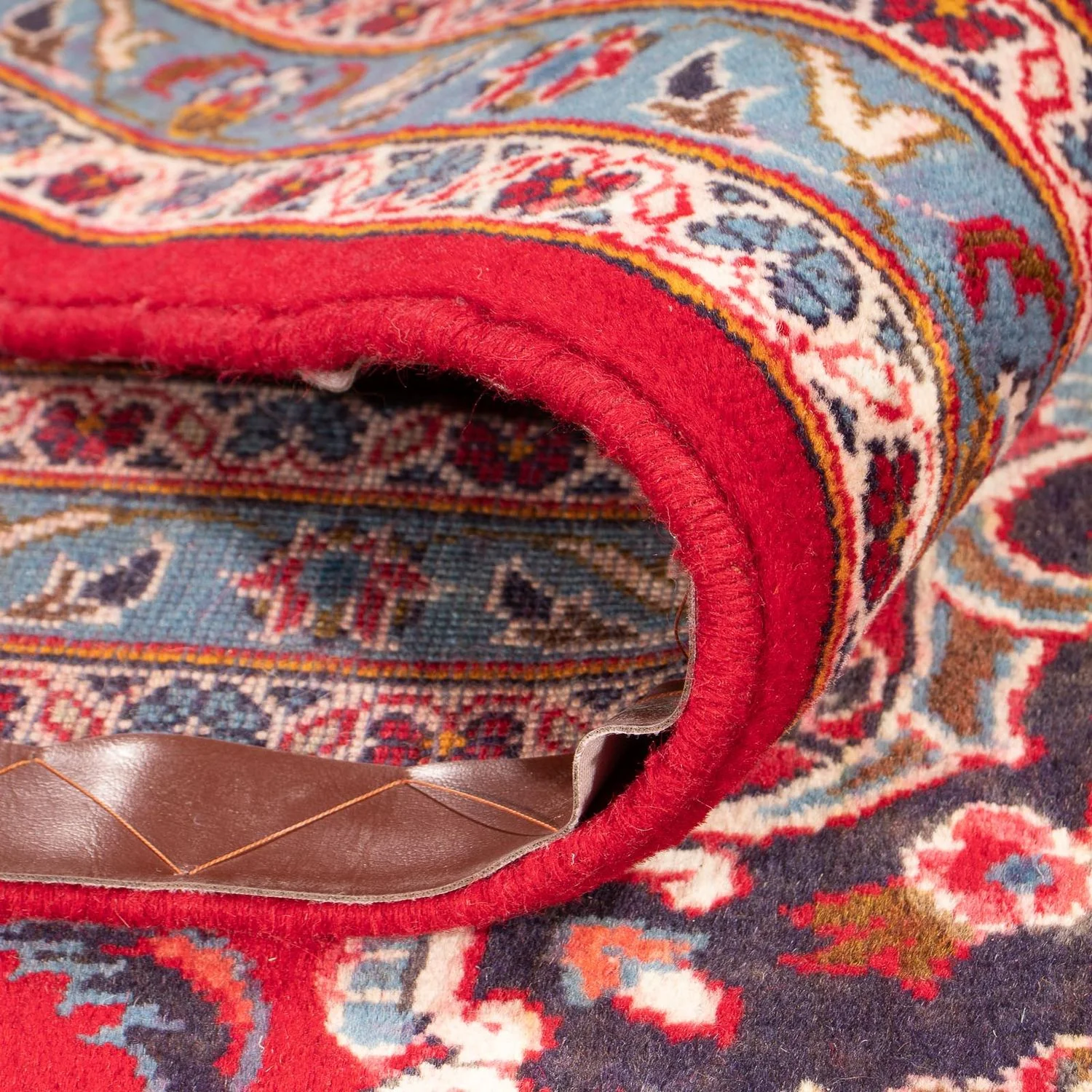 Perserteppich - Keshan 401 x 291 cm - rot - Image 4