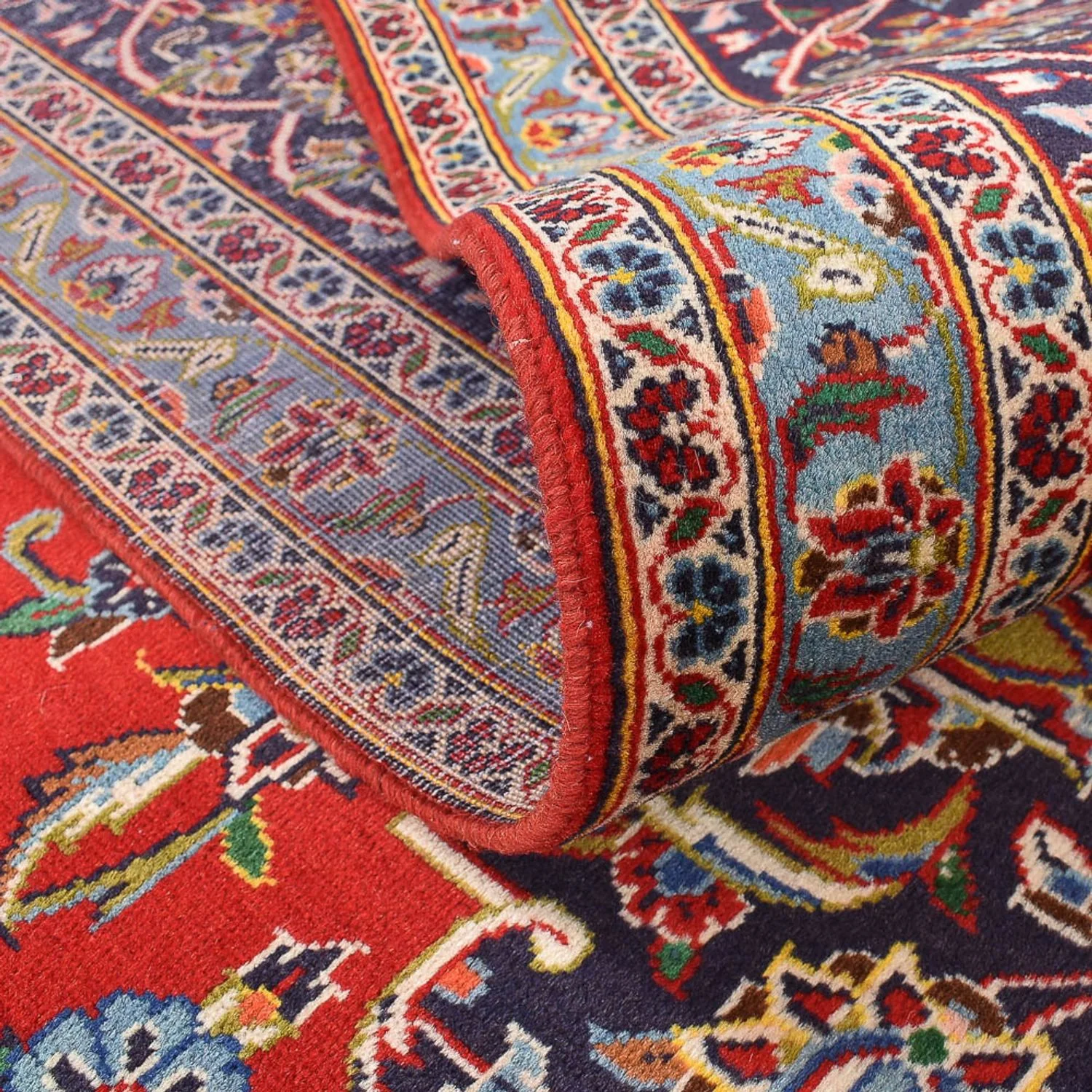Perserteppich - Keshan - 403 x 294 cm - rot - Image 4