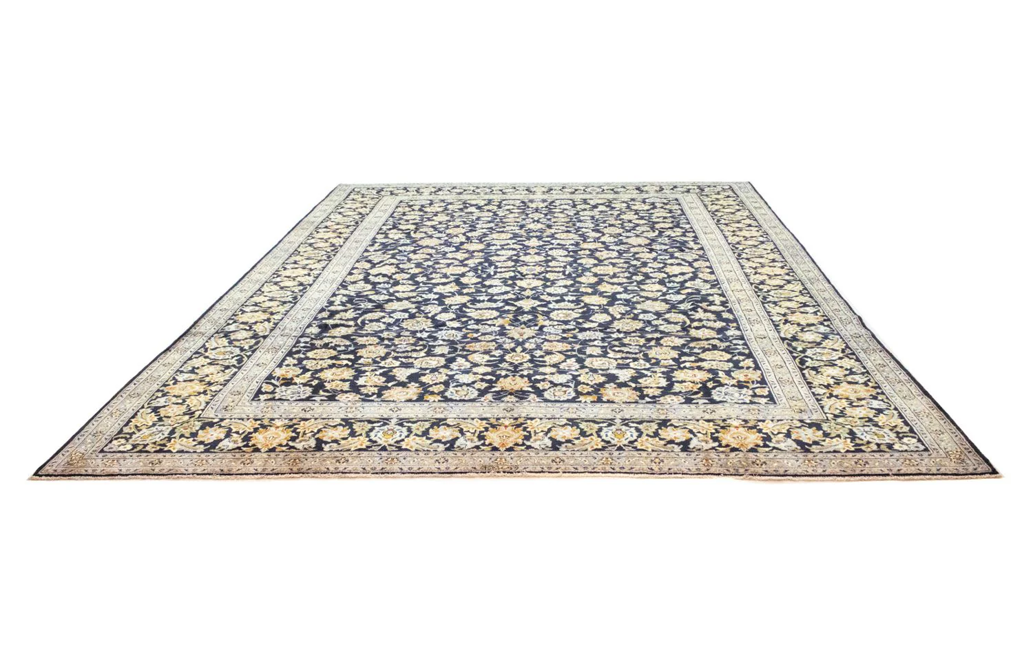Perserteppich - Keshan 410 x 311 cm - blau - Image 5