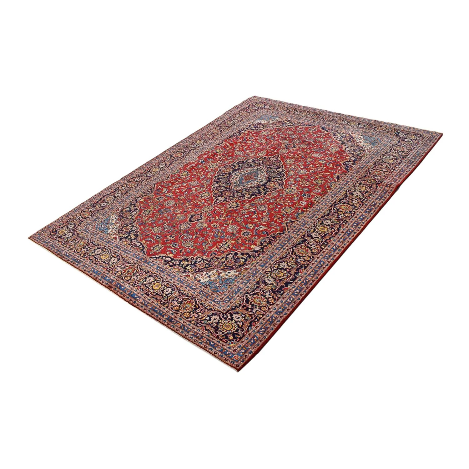 Perserteppich - Keshan - 411 x 293 cm - rot - Image 7