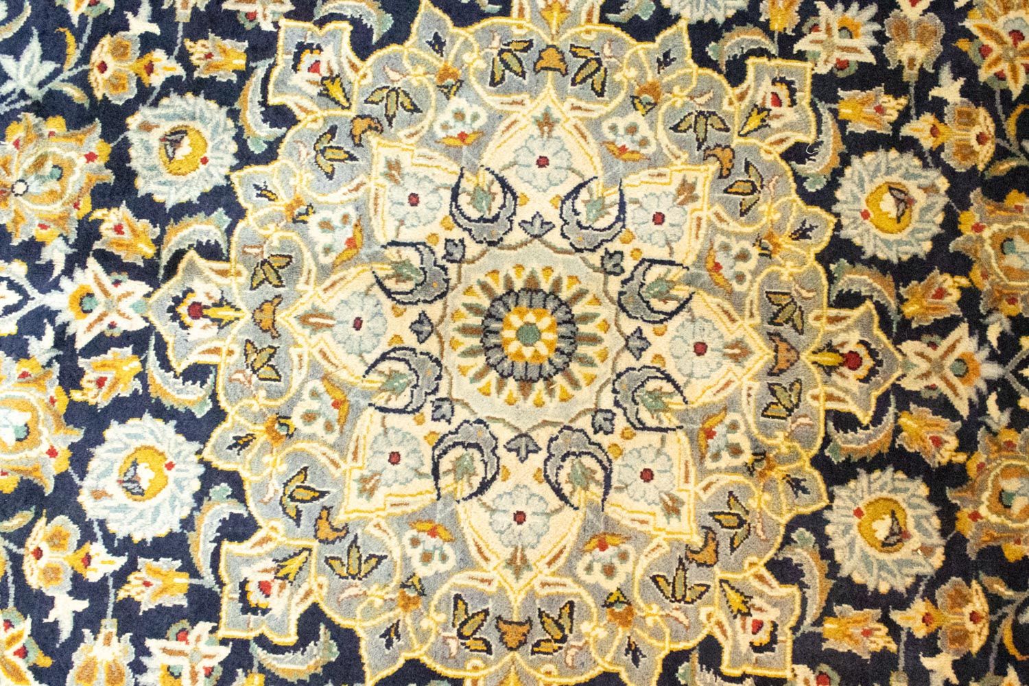 Perserteppich - Keshan 412 x 307 cm - blau - Image 2