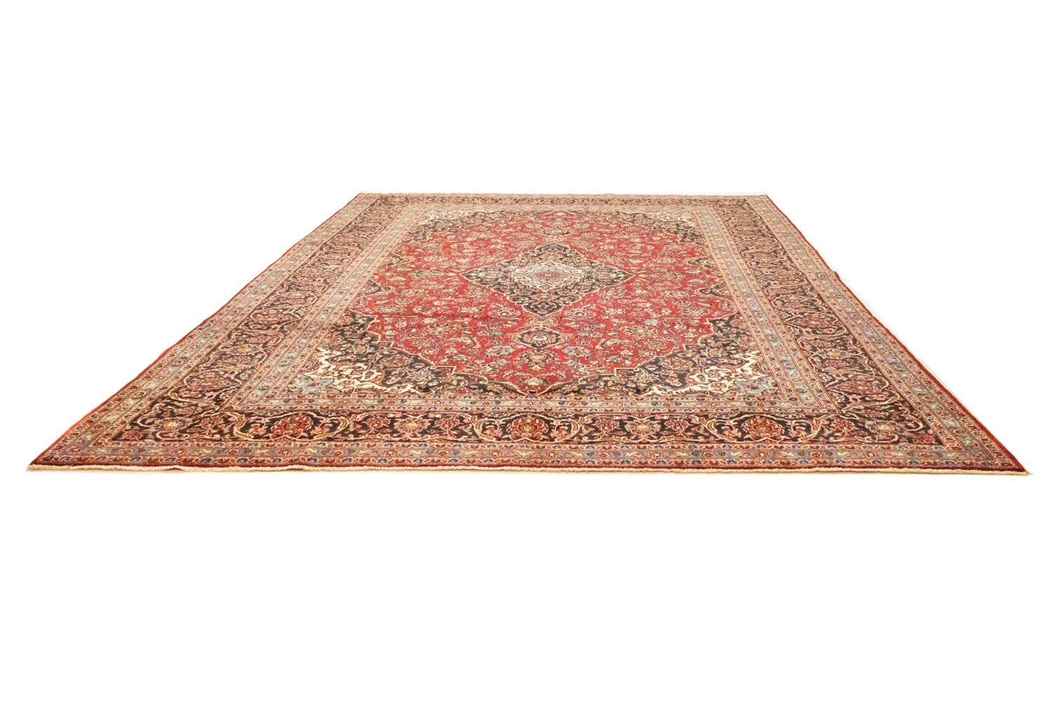 Perserteppich - Keshan 415 x 298 cm - rot - Image 5