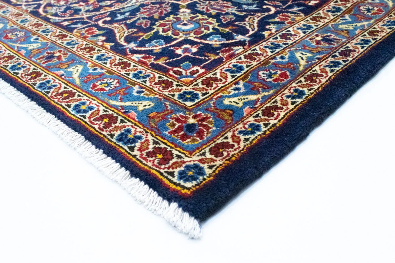Perserteppich - Keshan 419 x 298 cm - blau - Image 3