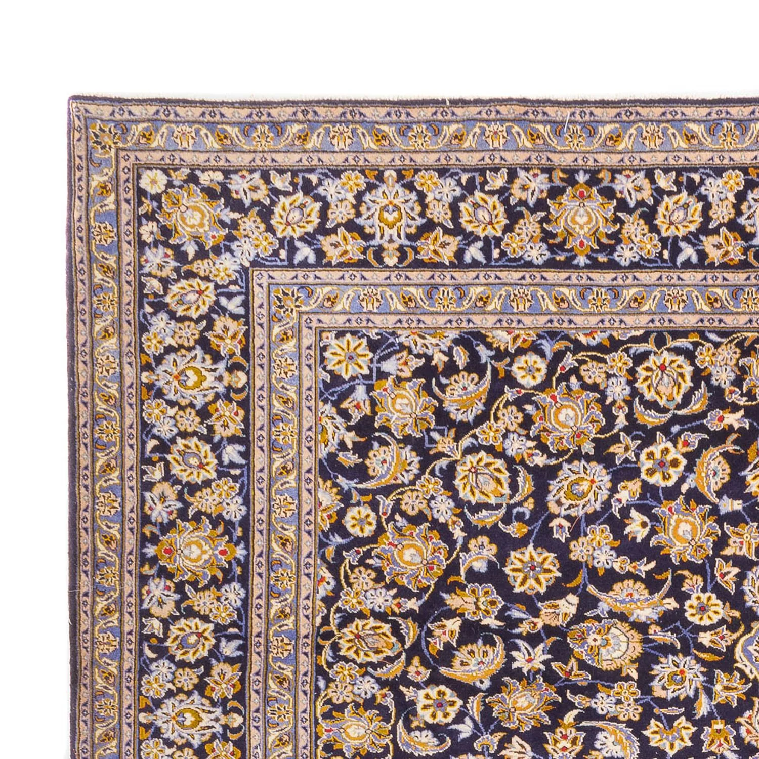 Perserteppich - Keshan - 420 x 318 cm - dunkelblau - Image 3