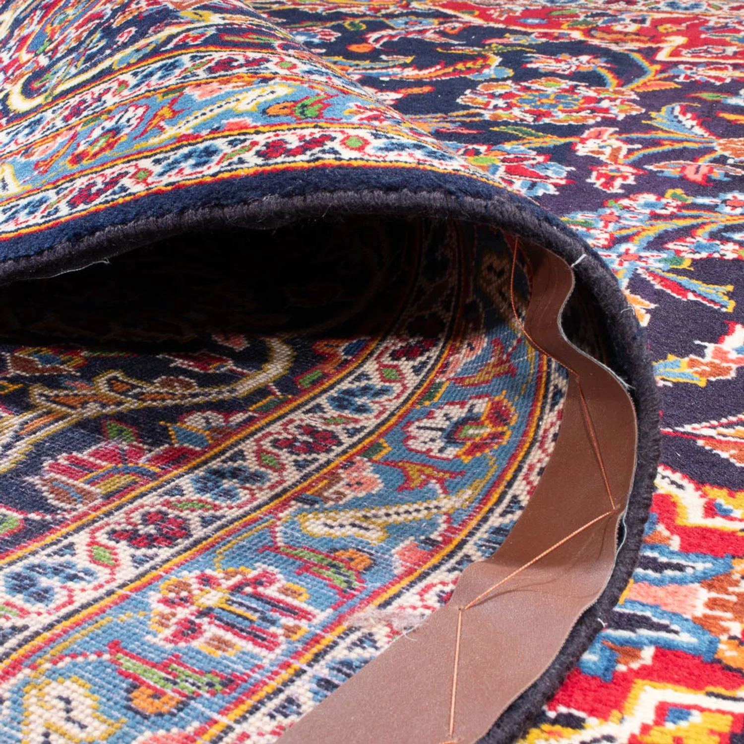 Perserteppich - Keshan - 445 x 310 cm - dunkelblau - Image 4