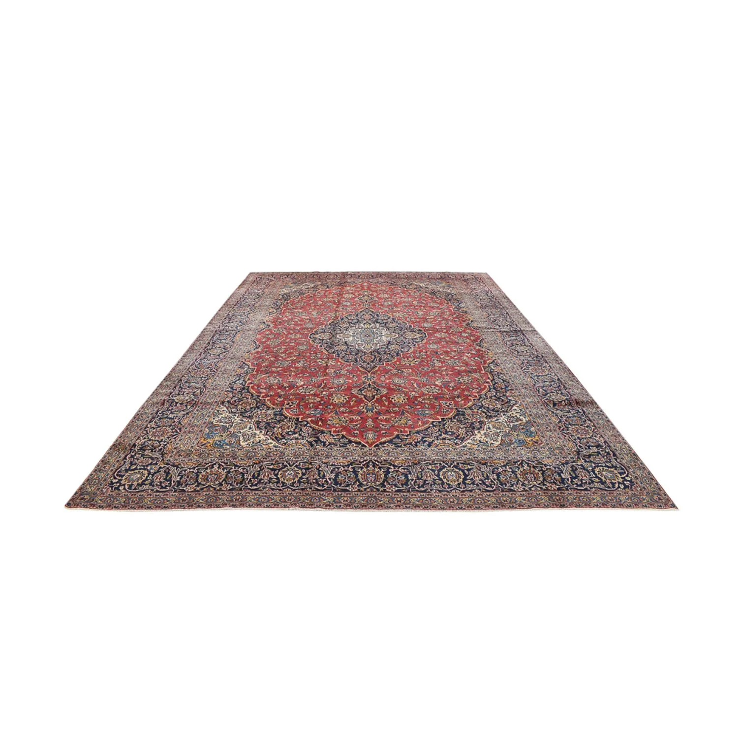 Perserteppich - Keshan - 452 x 310 cm - rot - Image 7