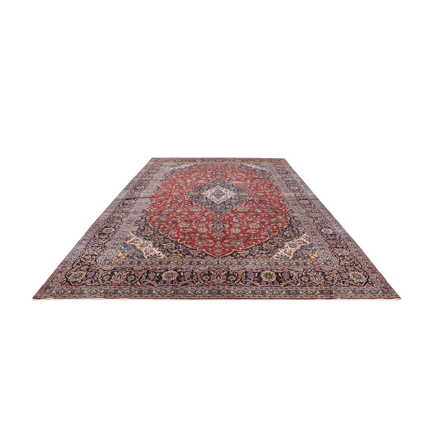 Perserteppich - Keshan - 482 x 295 cm - rot - Image 7