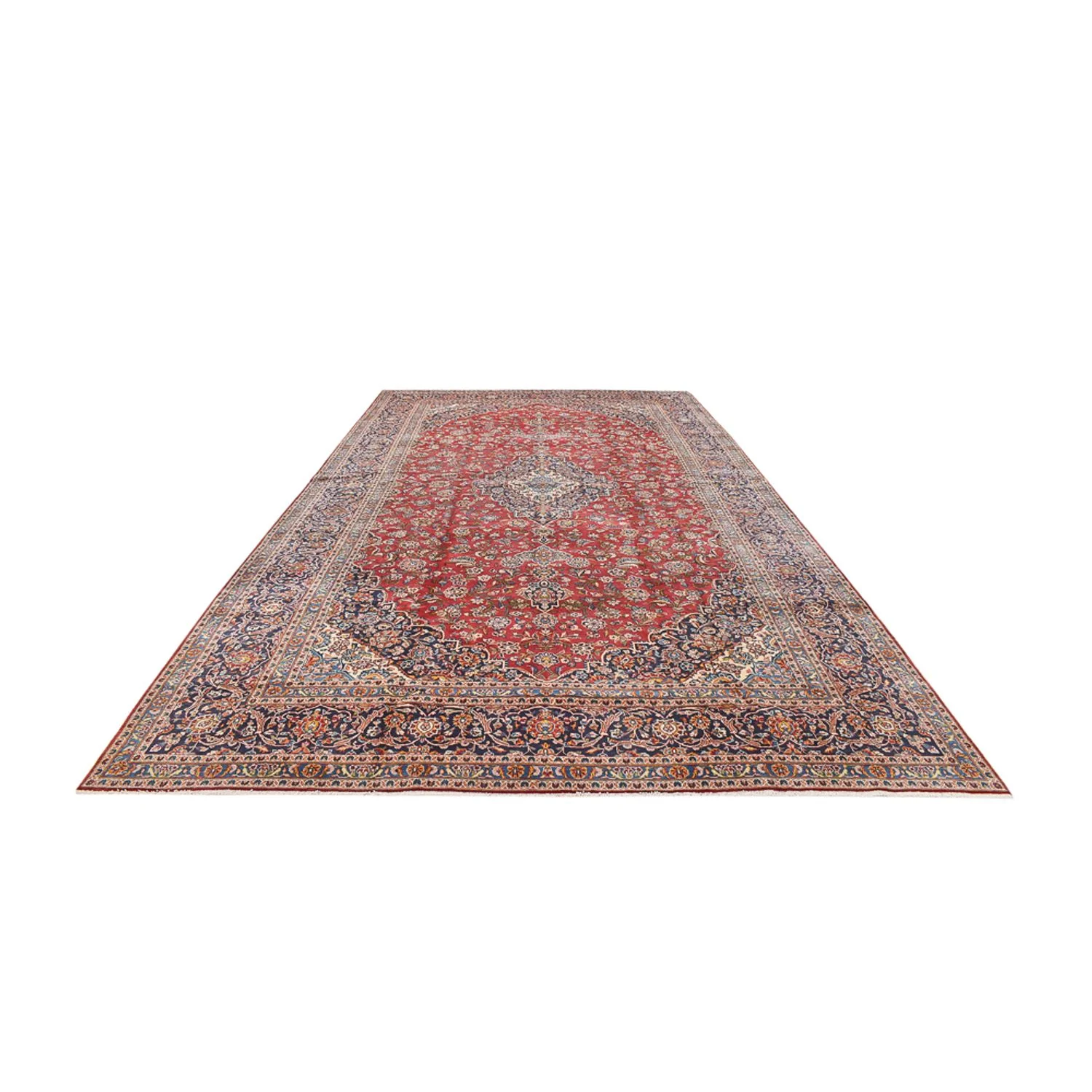 Perserteppich - Keshan - 536 x 292 cm - rot - Image 7