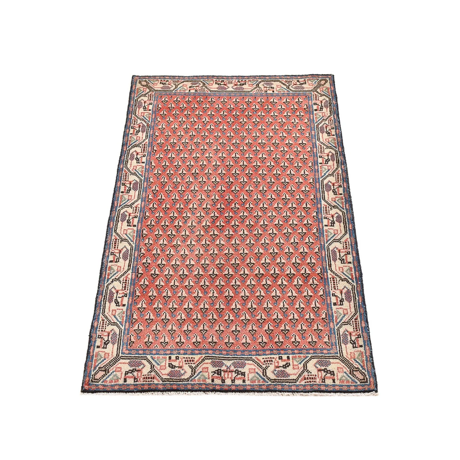 Perserteppich - Mir - 123 x 62 cm - hellrot - Image 5