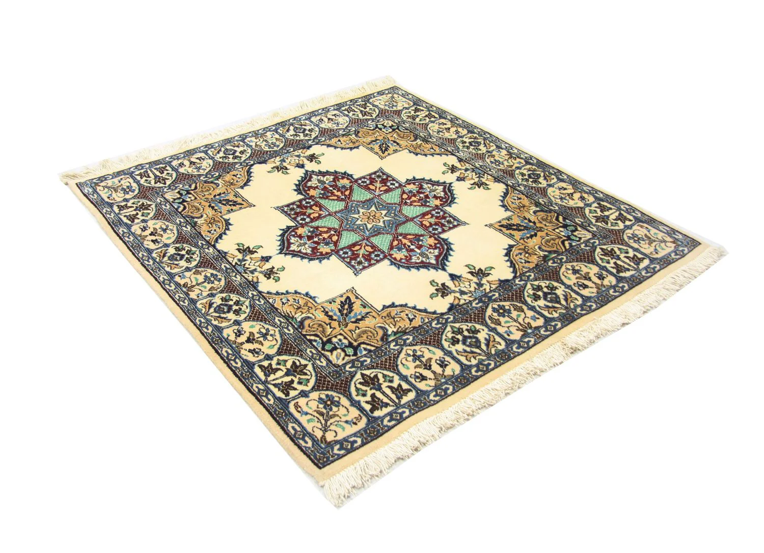 Perserteppich - Nain 105 x 97 cm Teppich Quadratisch - Image 4