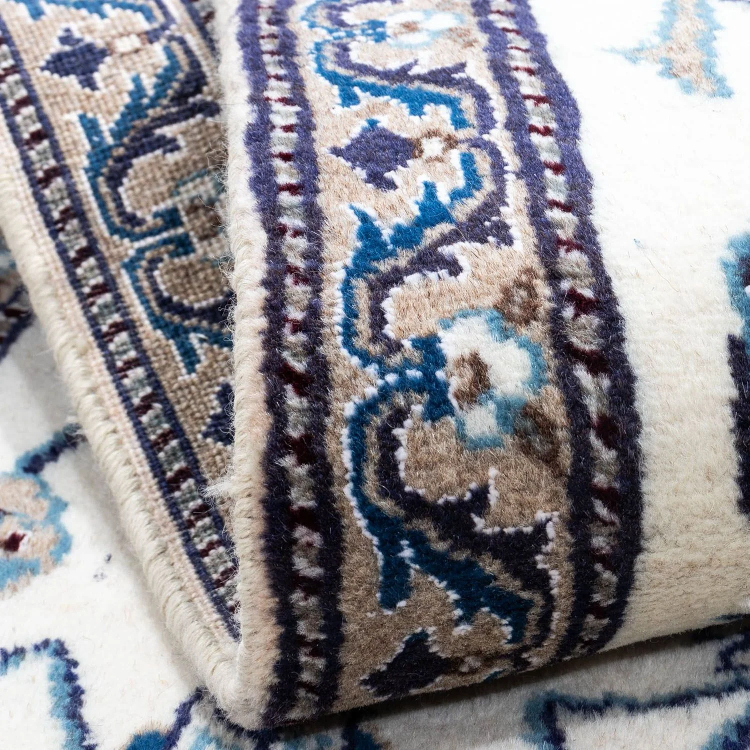 Perserteppich - Nain 131 x 67 cm - beige - Image 4