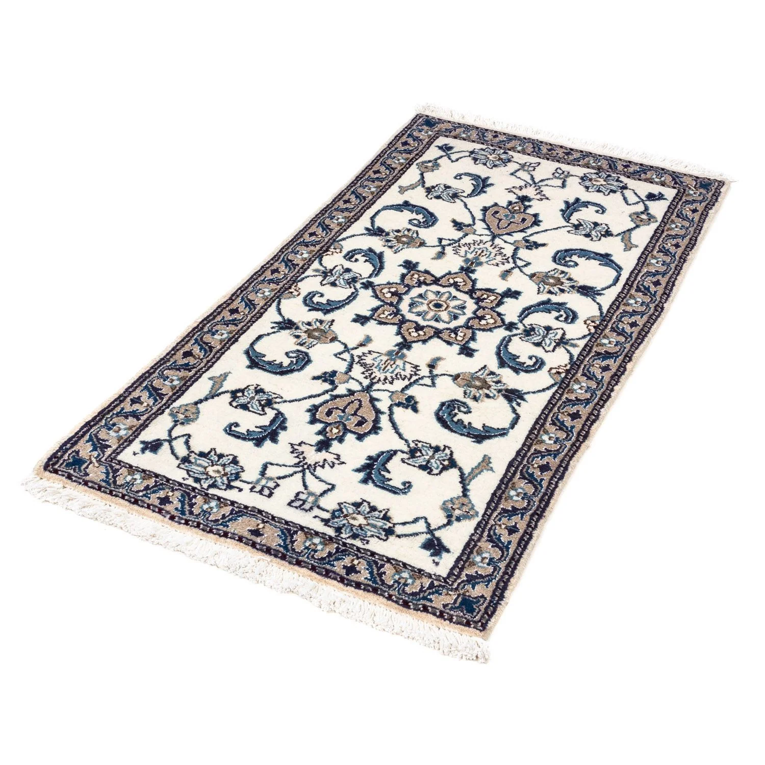 Perserteppich - Nain 131 x 67 cm - beige - Image 5