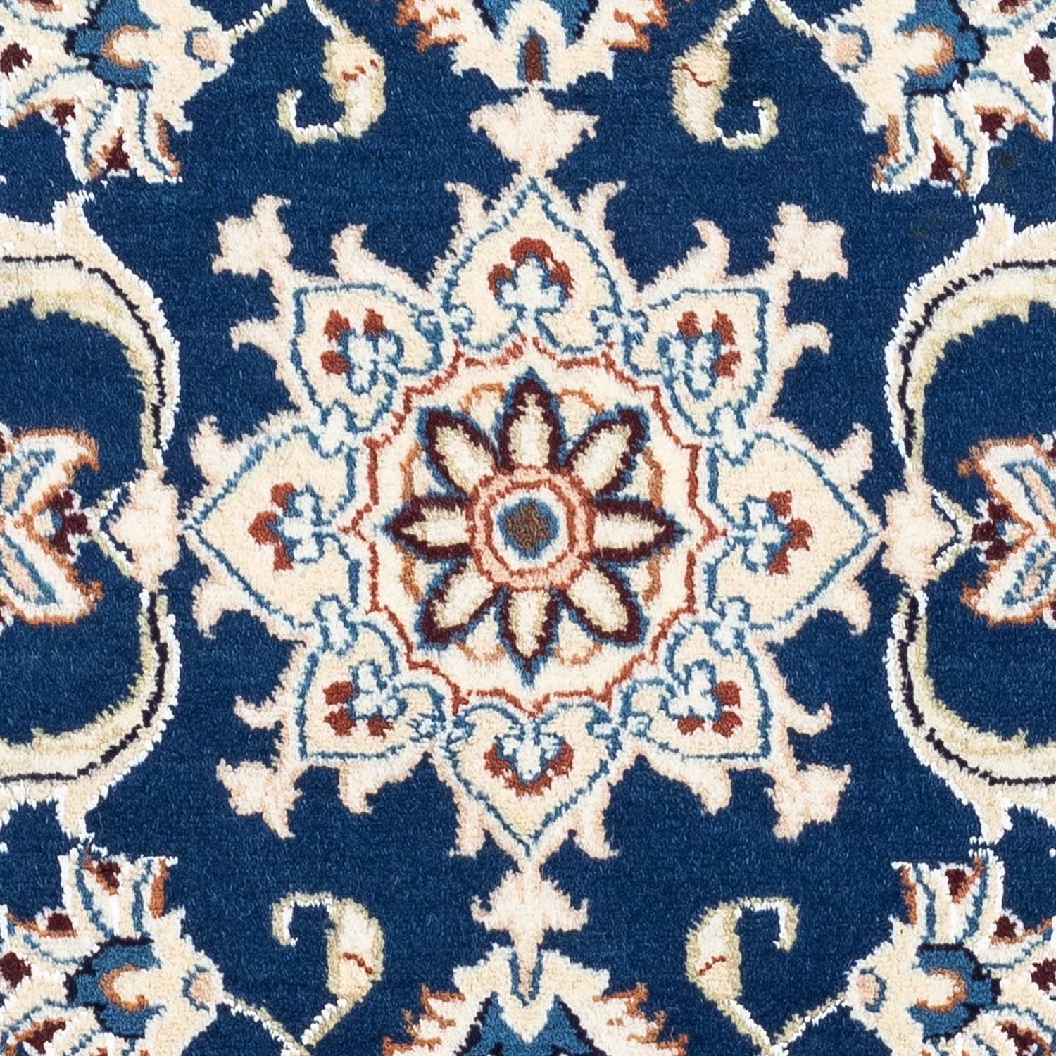 Perserteppich - Nain 134 x 68 cm - blau - Image 2