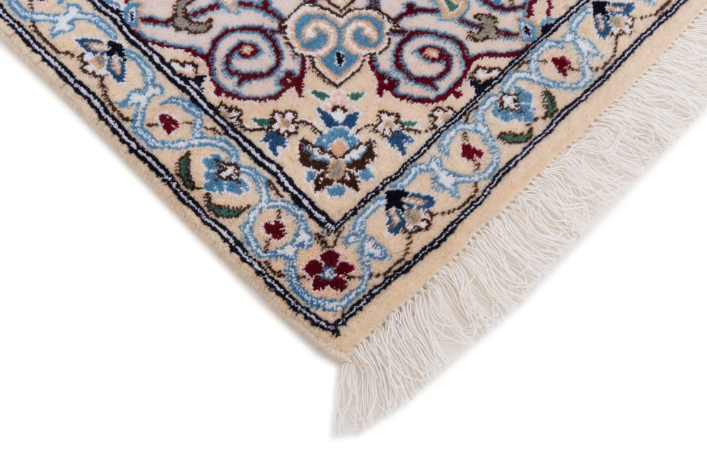 Perserteppich - Nain - 136 x 88 cm - grün - Image 6