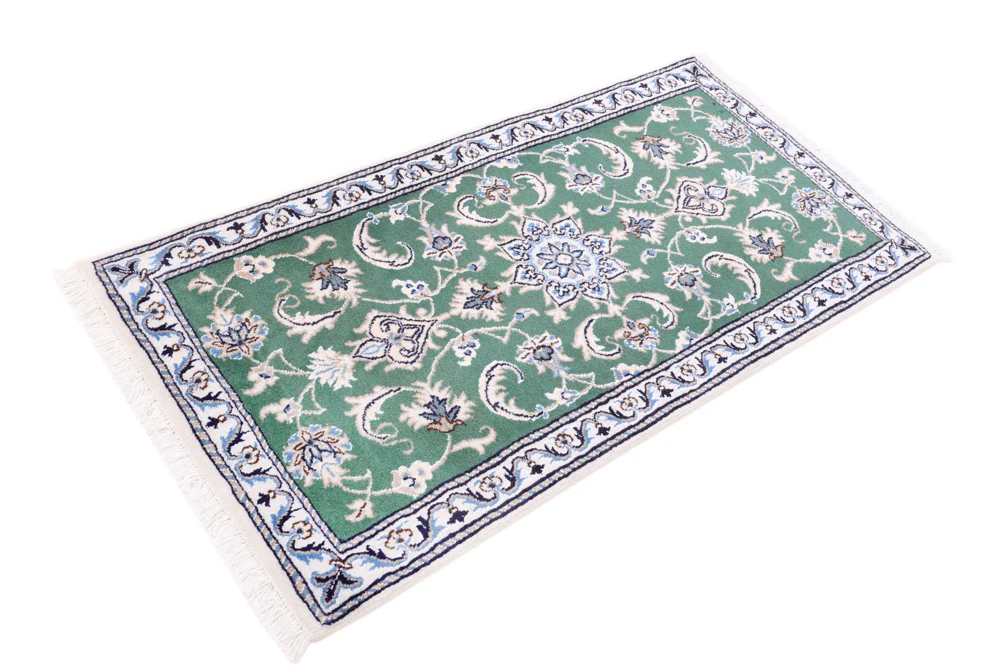 Perserteppich - Nain - 137 x 70 cm - grün - Image 2