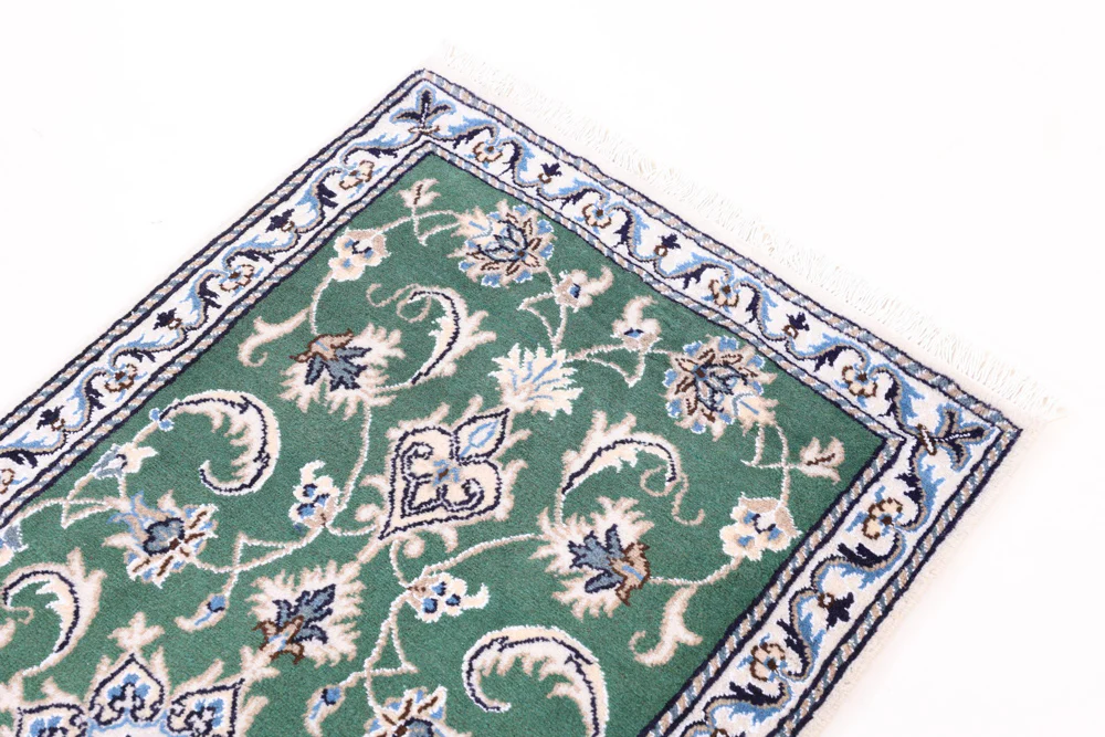 Perserteppich - Nain - 137 x 70 cm - grün - Image 4