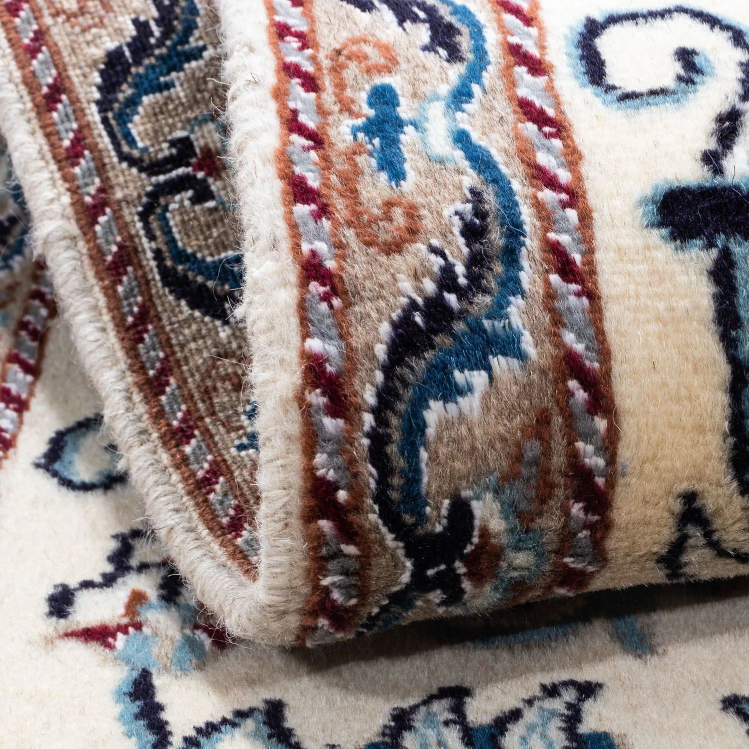 Perserteppich - Nain 138 x 66 cm - beige - Image 4