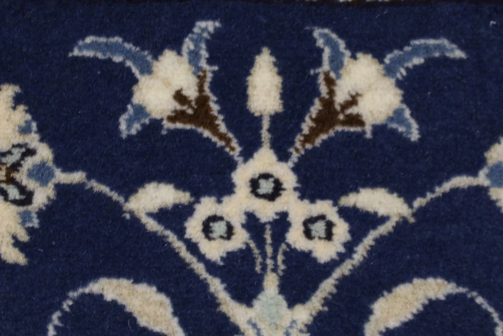 Perserteppich - Nain - 138 x 88 cm - blau - Image 5