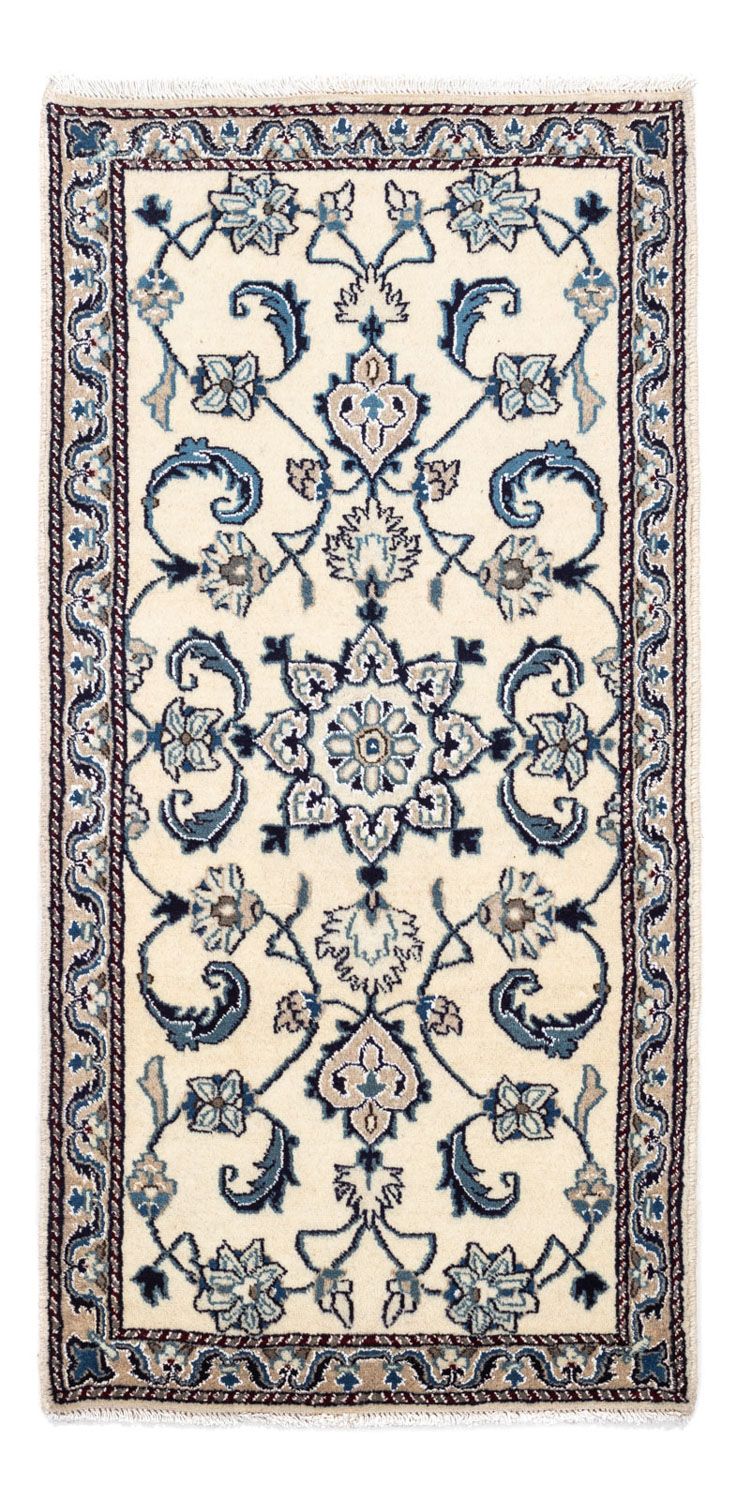 Perserteppich - Nain 139 x 65 cm - beige
