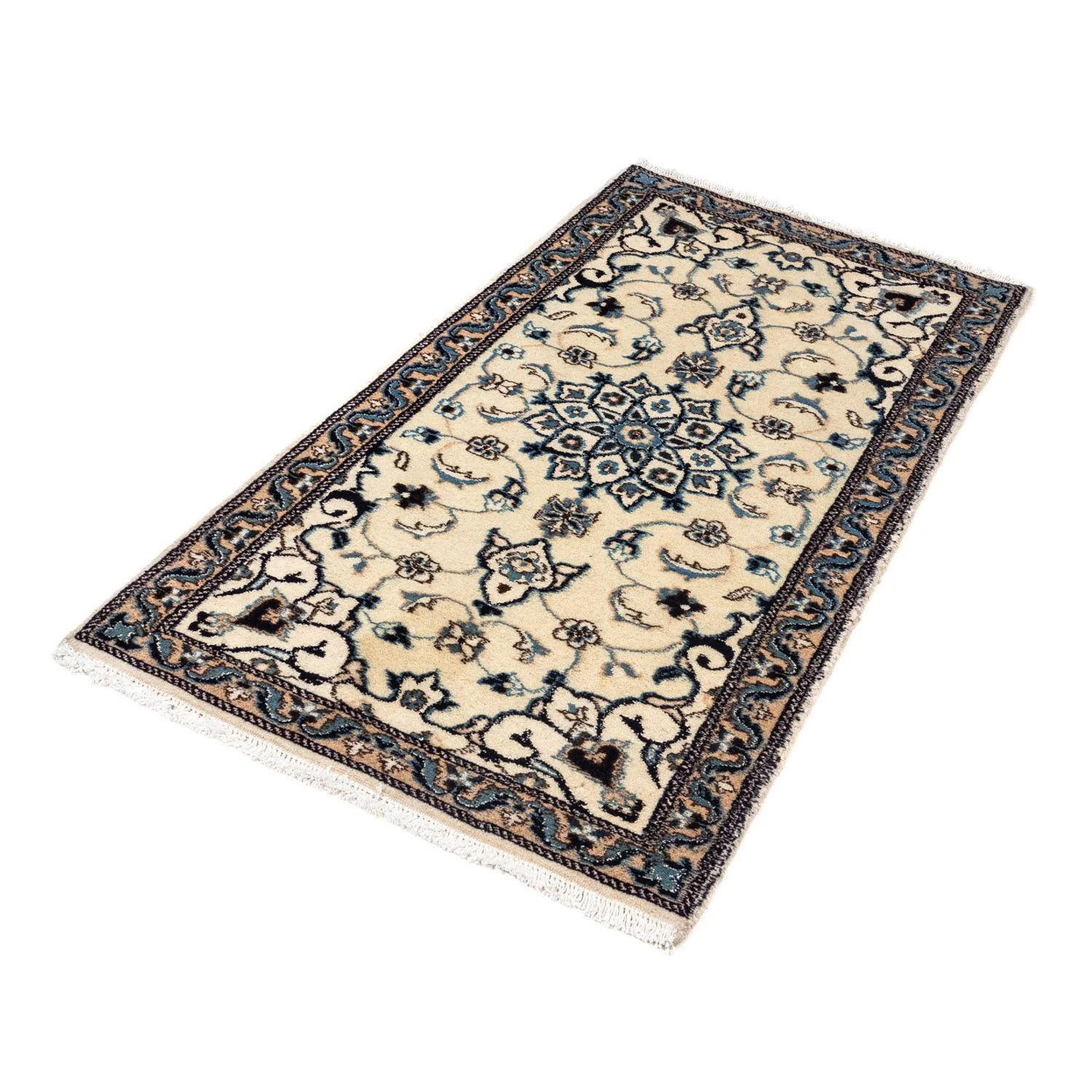 Perserteppich - Nain 139 x 70 cm - beige - Image 5