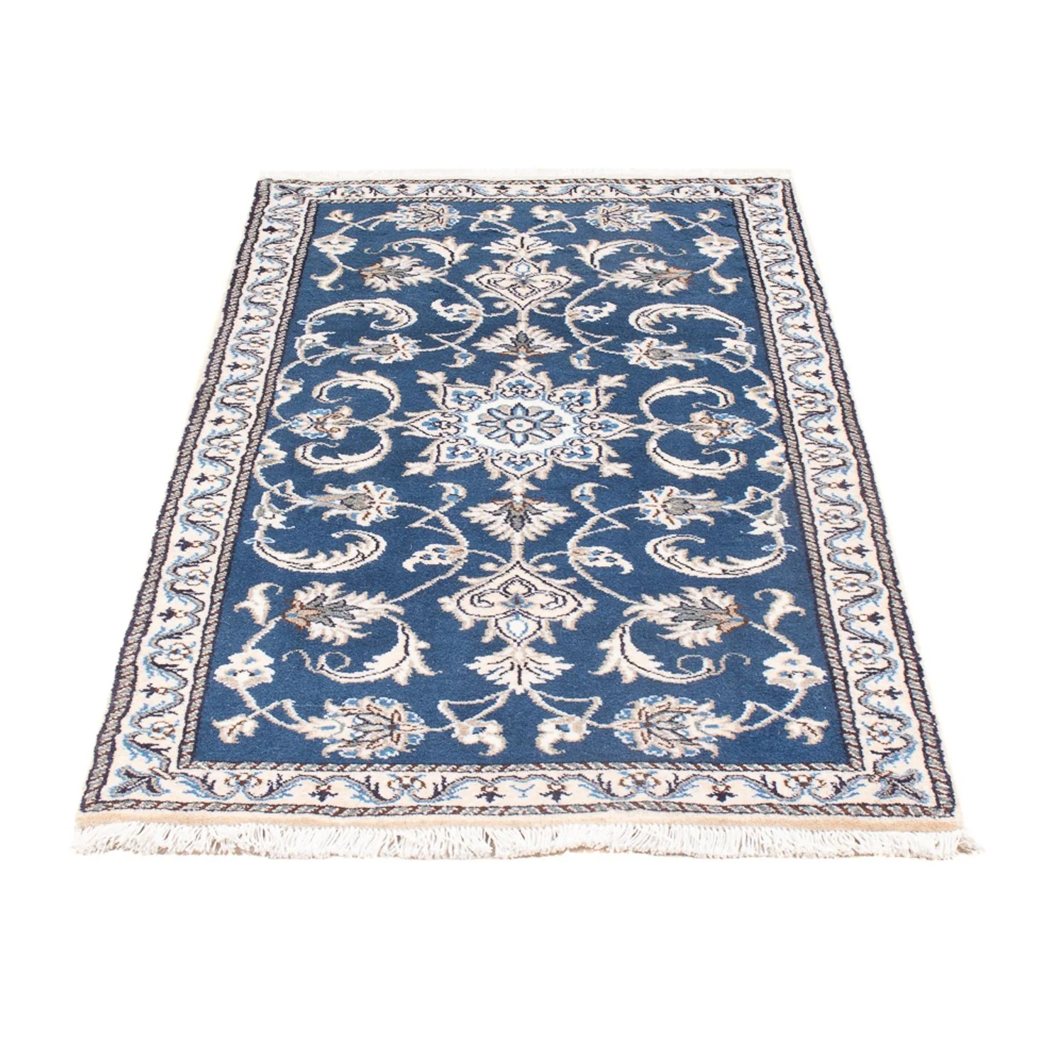 Perserteppich - Nain - 140 x 70 cm - blau - Image 5