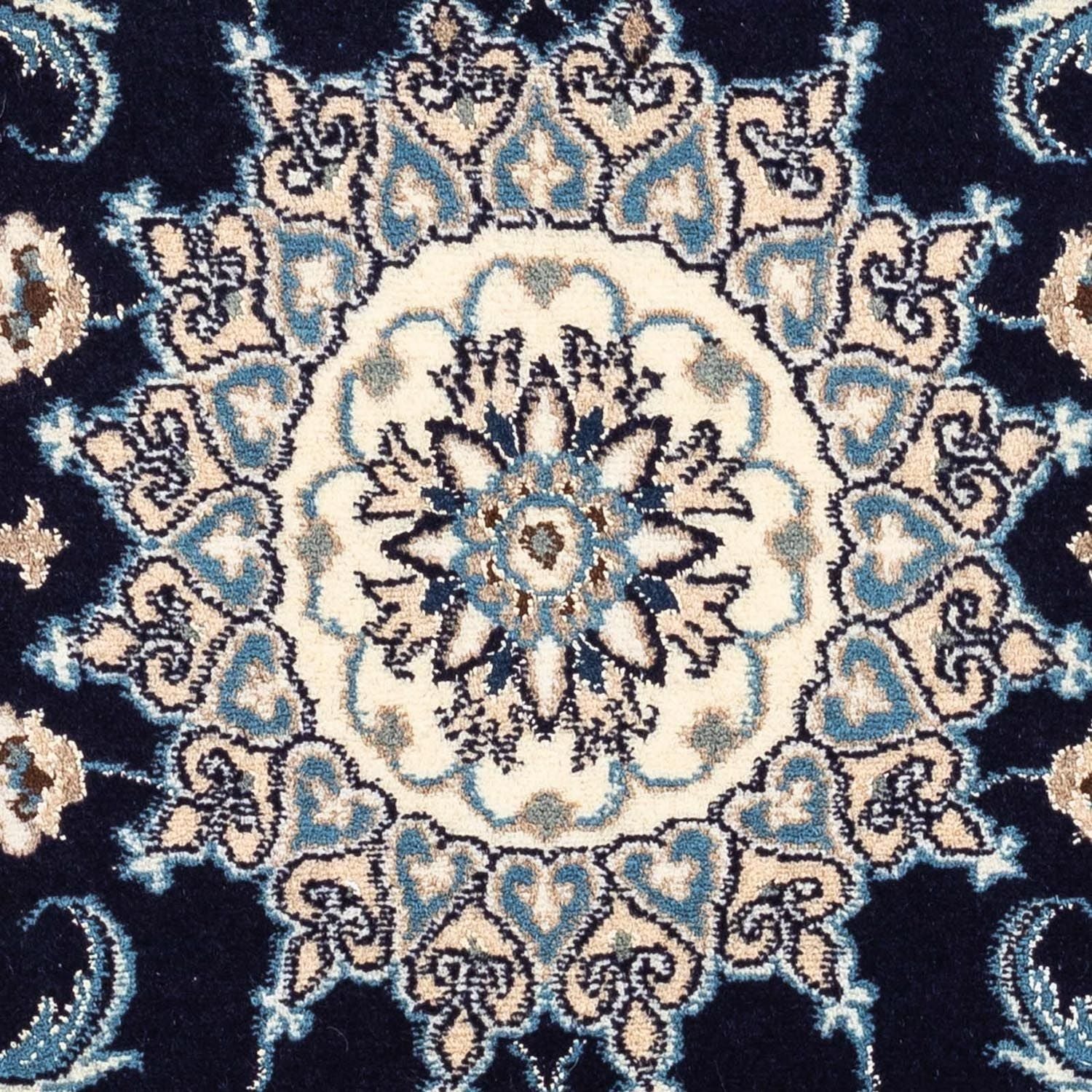 Perserteppich - Nain 141 x 66 cm - dunkelblau - Image 2