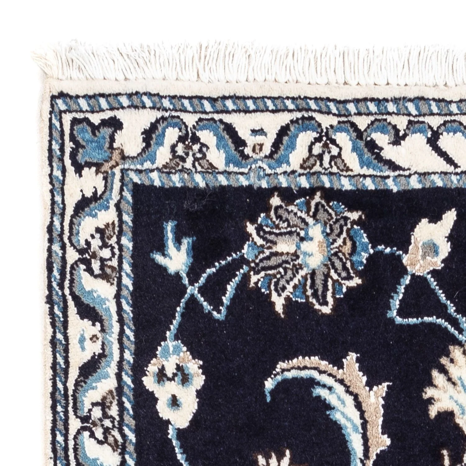 Perserteppich - Nain 142 x 62 cm - dunkelblau - Image 3