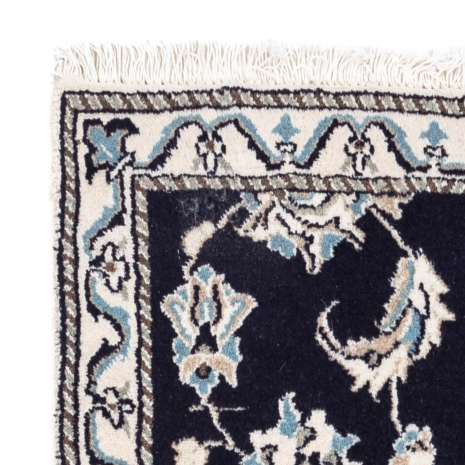 Perserteppich - Nain 142 x 66 cm - dunkelblau - Image 3