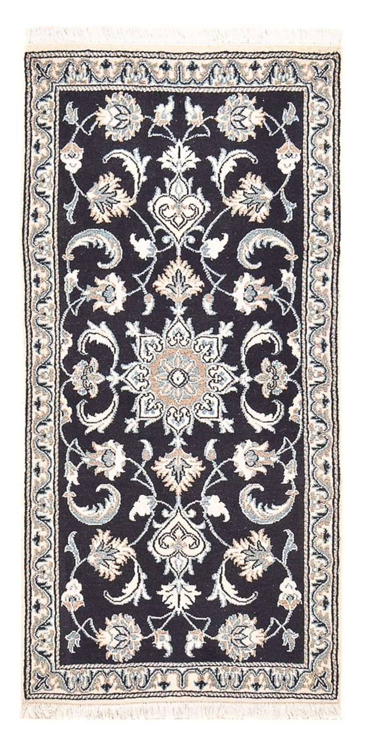 Perserteppich - Nain - 145 x 68 cm - dunkelblau