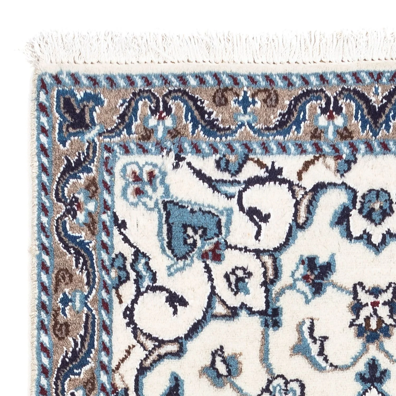 Perserteppich - Nain 146 x 67 cm - beige - Image 3