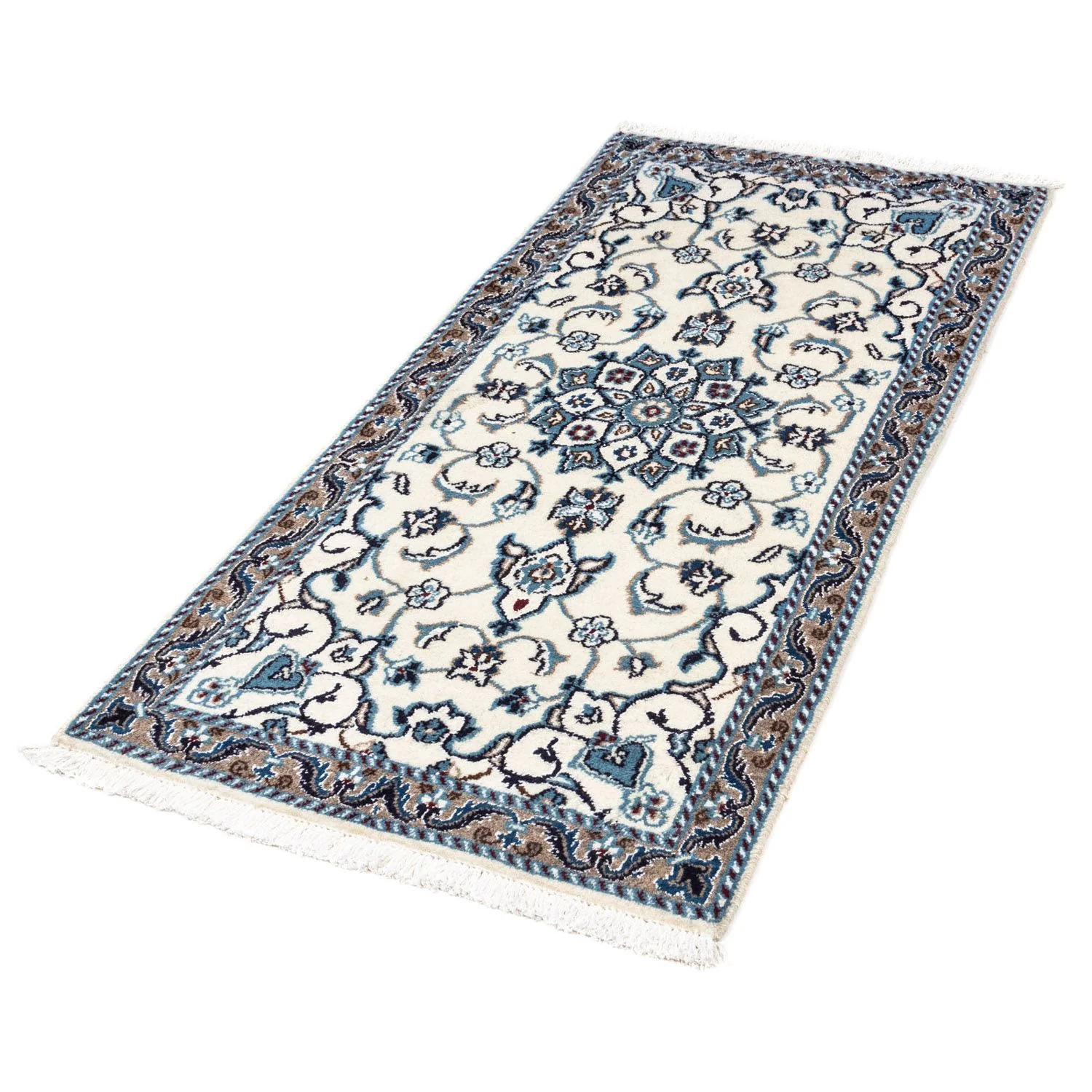 Perserteppich - Nain 146 x 67 cm - beige - Image 5
