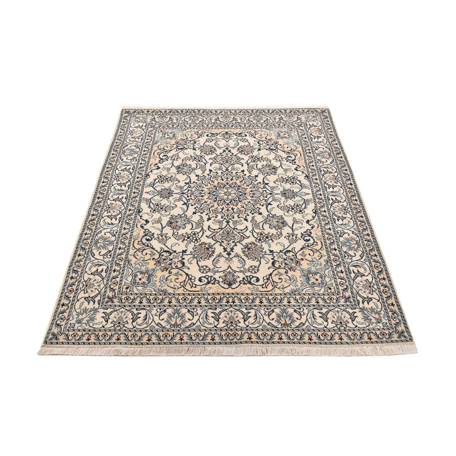Perserteppich - Nain - 193 x 145 cm - hellbeige - Image 5