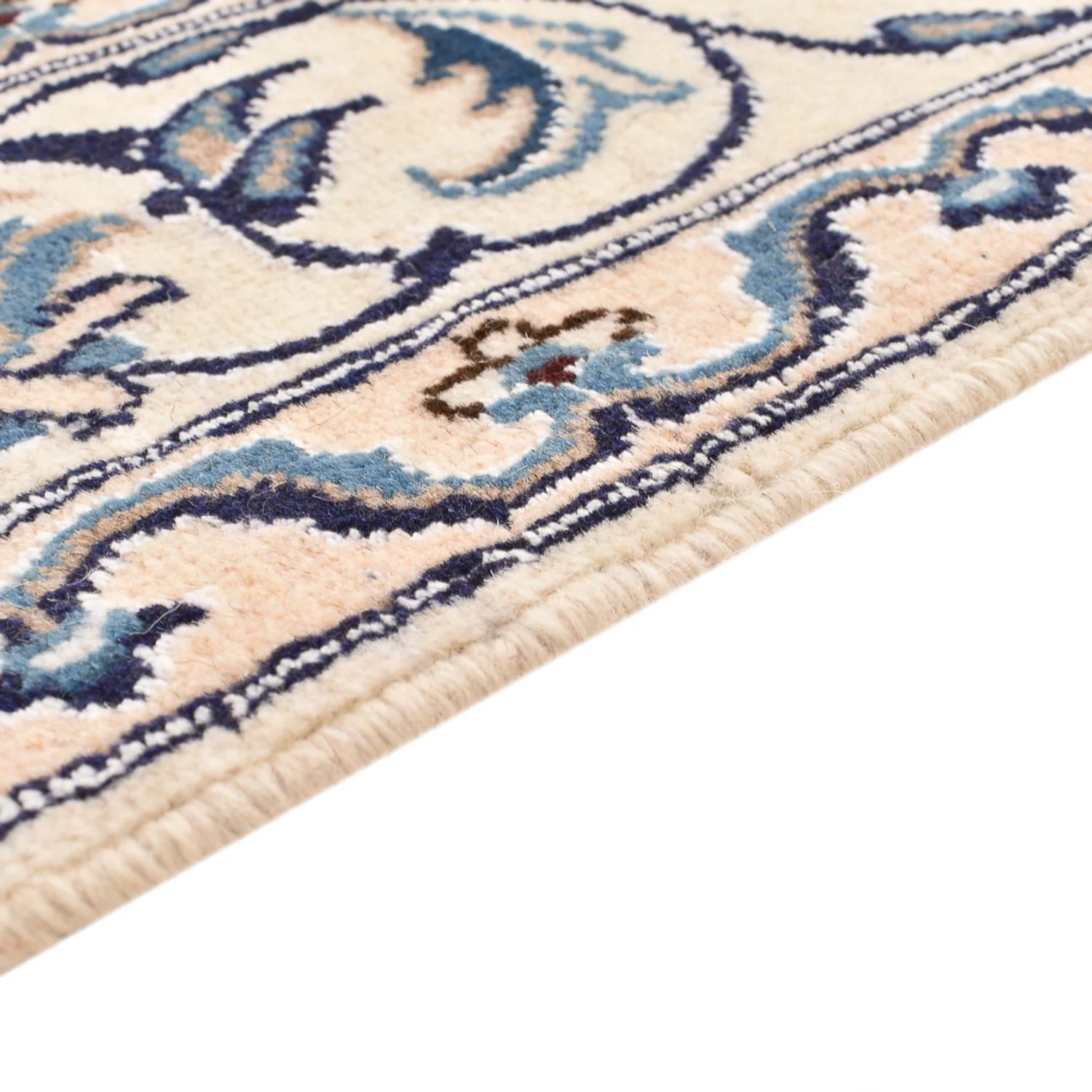 Perserteppich - Nain - 194 x 146 cm - dunkelblau - Image 3