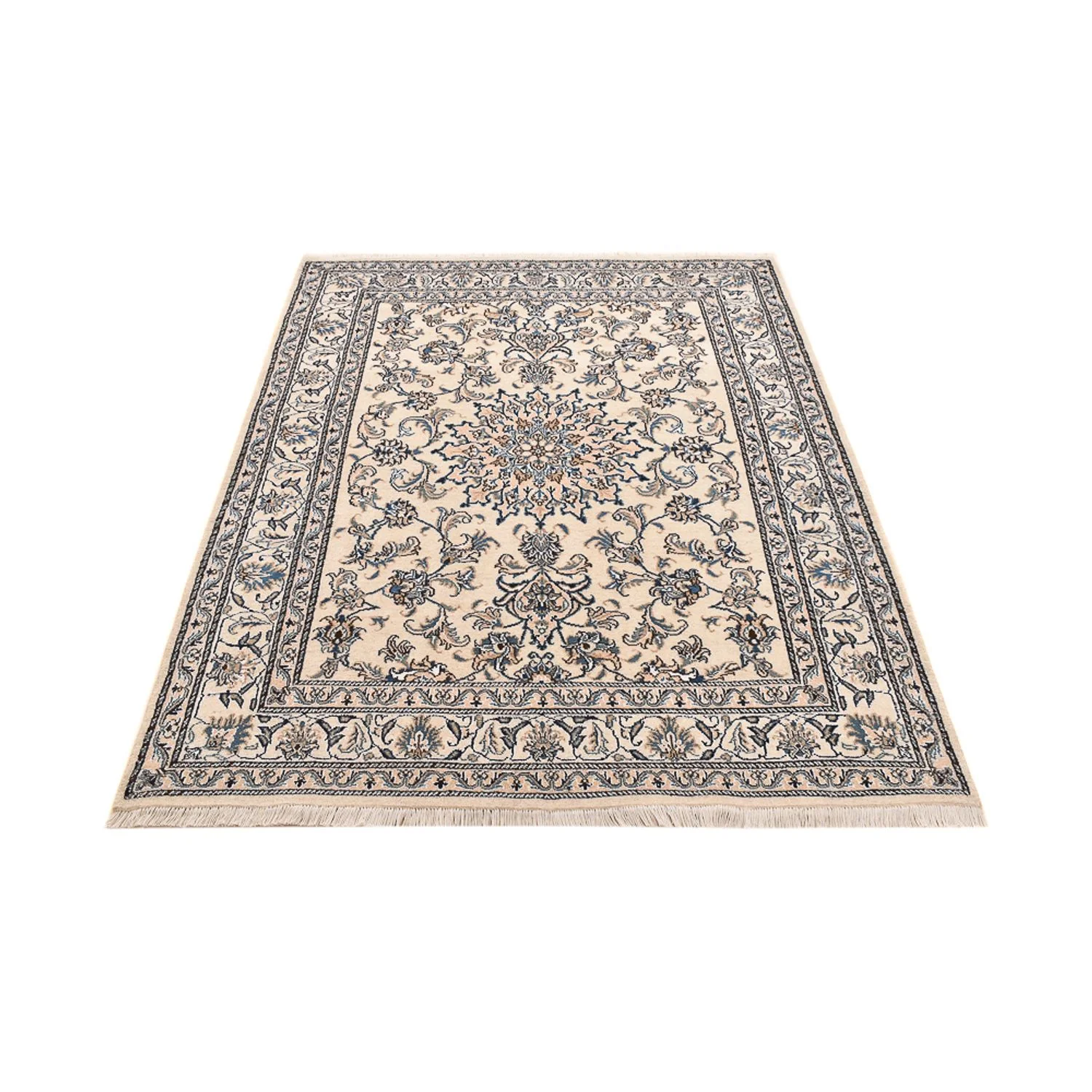 Perserteppich - Nain - 198 x 147 cm - hellbeige - Image 5