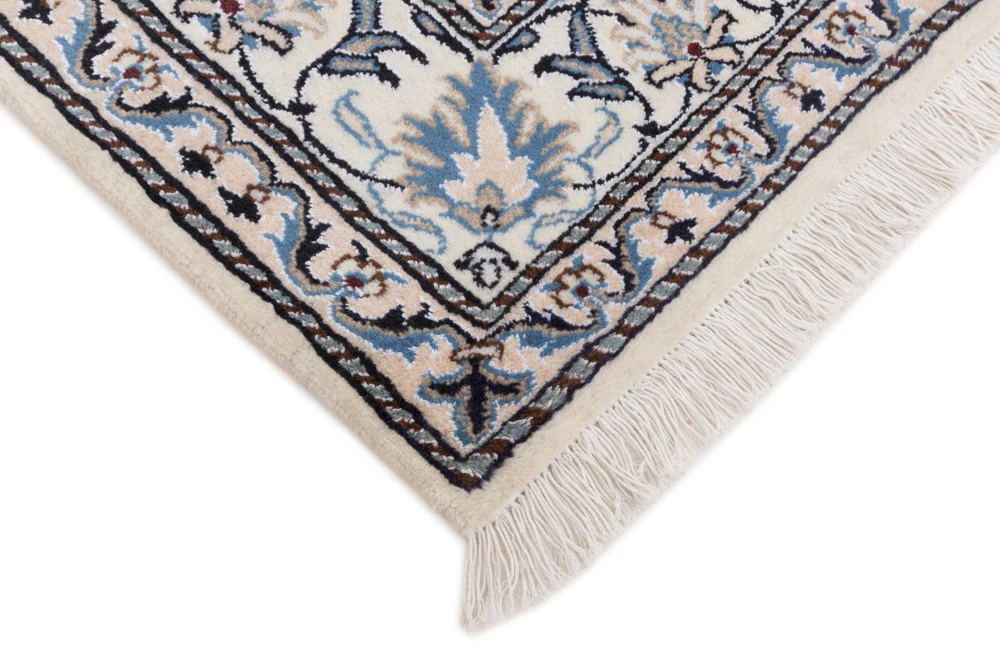Perserteppich - Nain - 200 x 147 cm - creme - Image 6