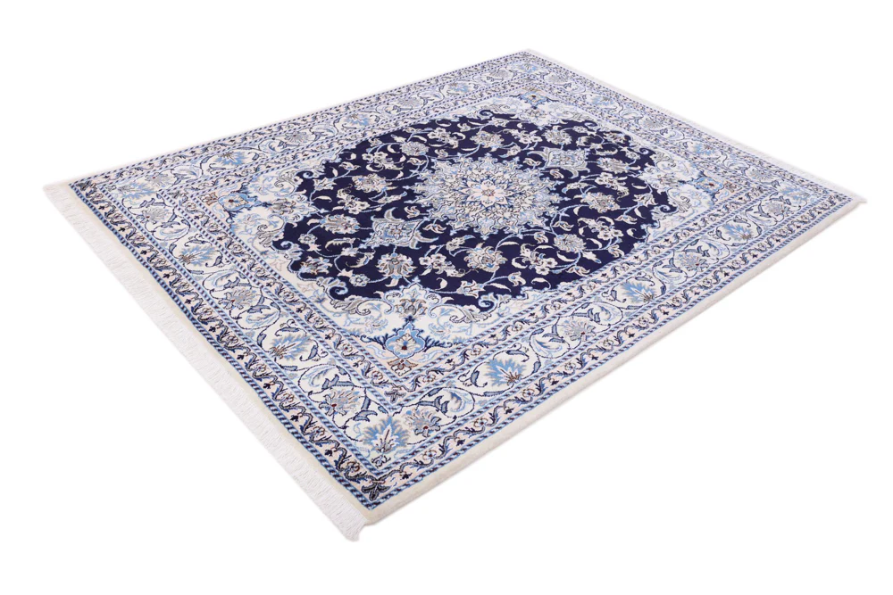 Perserteppich - Nain - 200 x 150 cm - dunkelblau - Image 2