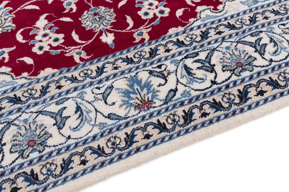 Perserteppich - Nain - 202 x 148 cm - rot - Image 5