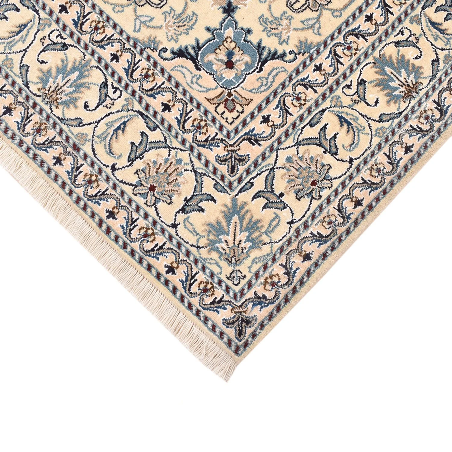 Perserteppich - Nain - 203 x 150 cm - dunkelblau - Image 2