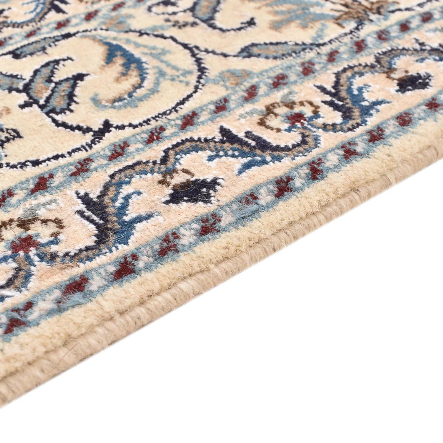 Perserteppich - Nain - 203 x 150 cm - dunkelblau - Image 3