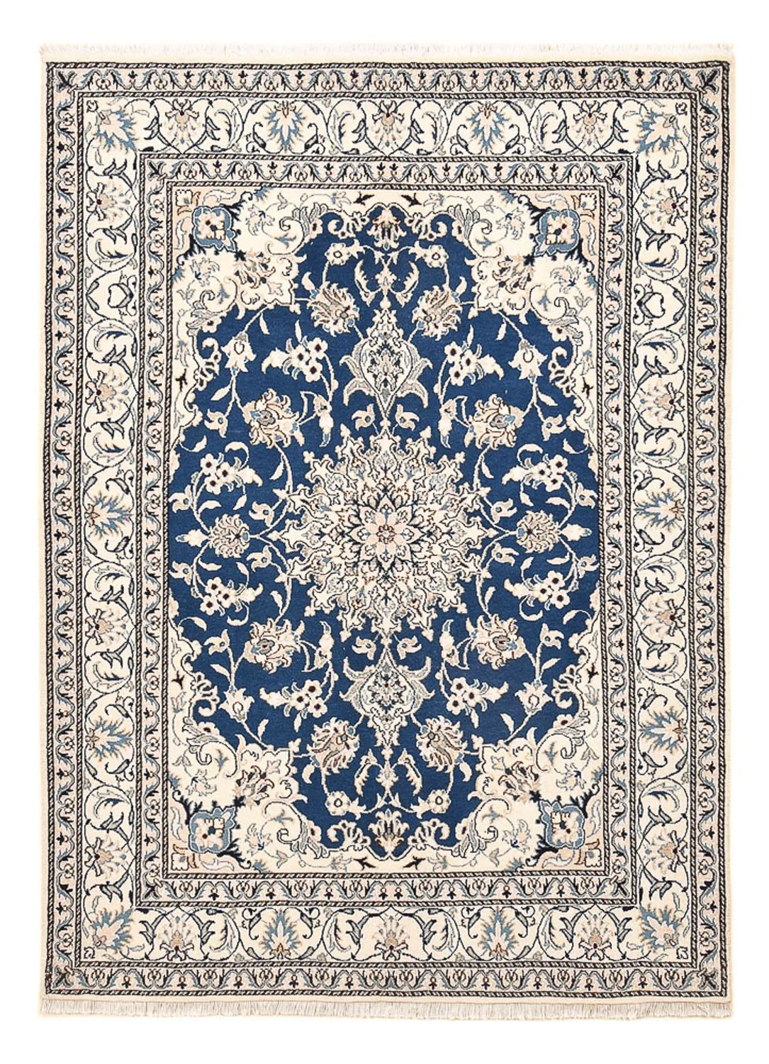 Perserteppich - Nain - 205 x 149 cm - blau