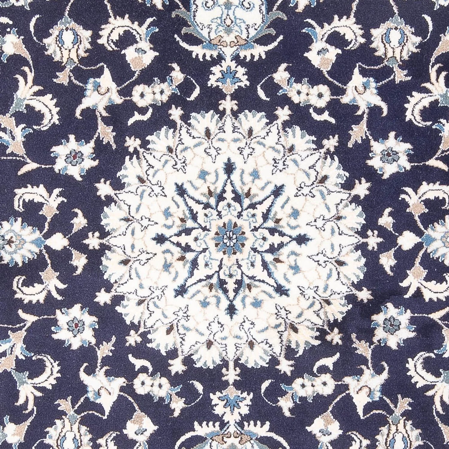 Perserteppich - Nain - 226 x 167 cm - dunkelblau - Image 2