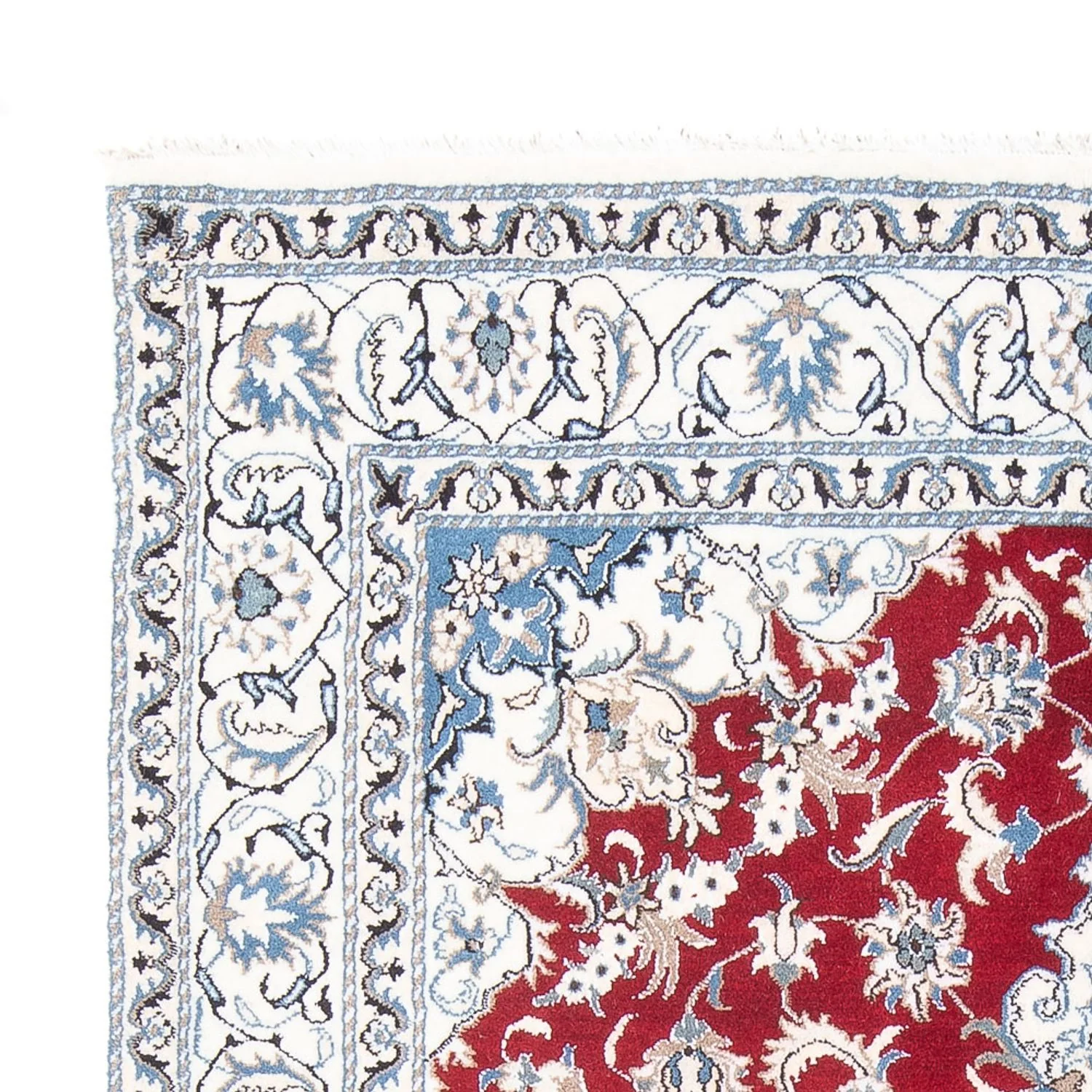 Perserteppich - Nain - 231 x 163 cm - rot - Image 3
