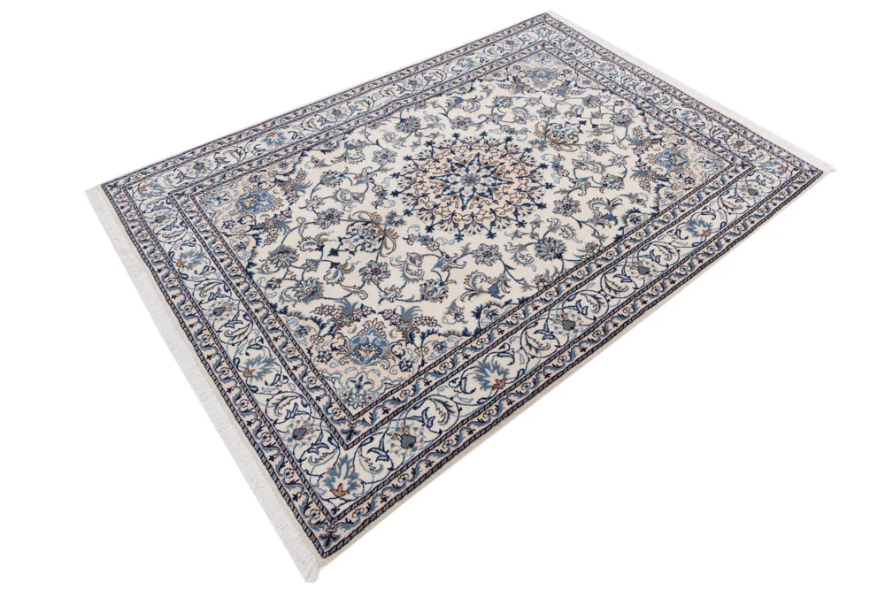Perserteppich - Nain - 232 x 163 cm - creme - Image 3