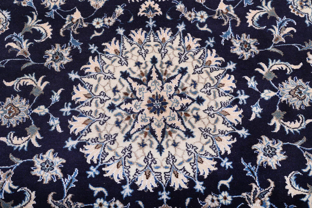 Perserteppich - Nain - 233 x 164 cm - dunkelblau - Image 7