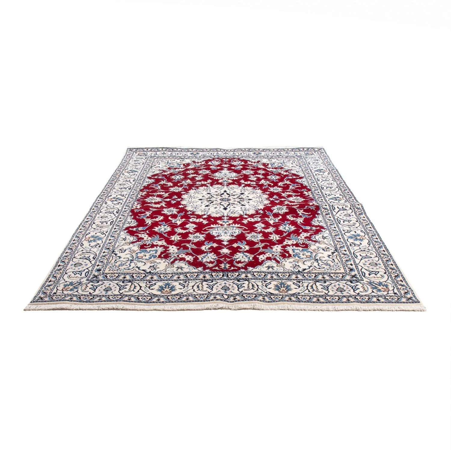 Perserteppich - Nain - 233 x 165 cm - rot - Image 5