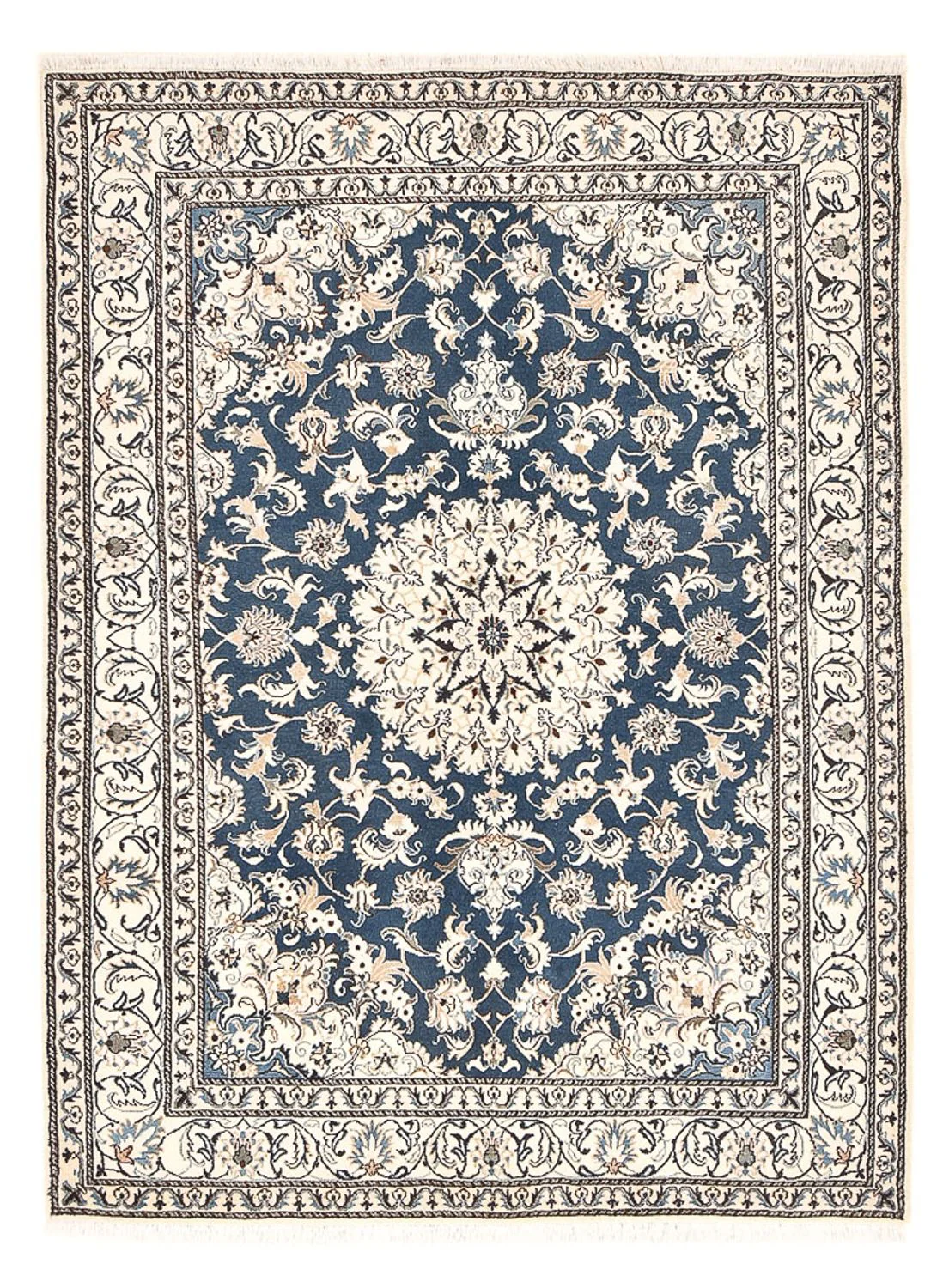 Perserteppich - Nain - 233 x 168 cm - hellblau