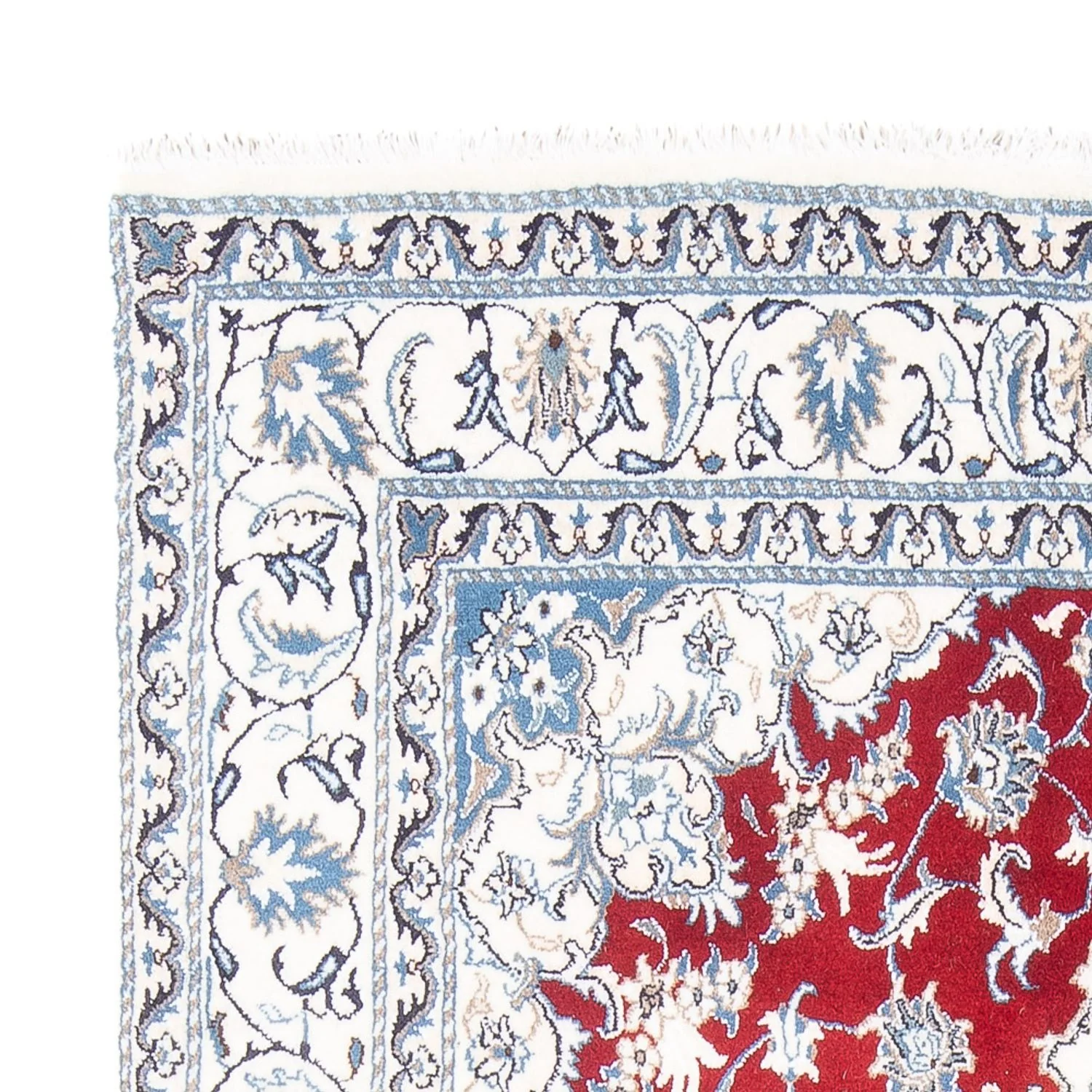 Perserteppich - Nain - 234 x 161 cm - rot - Image 3