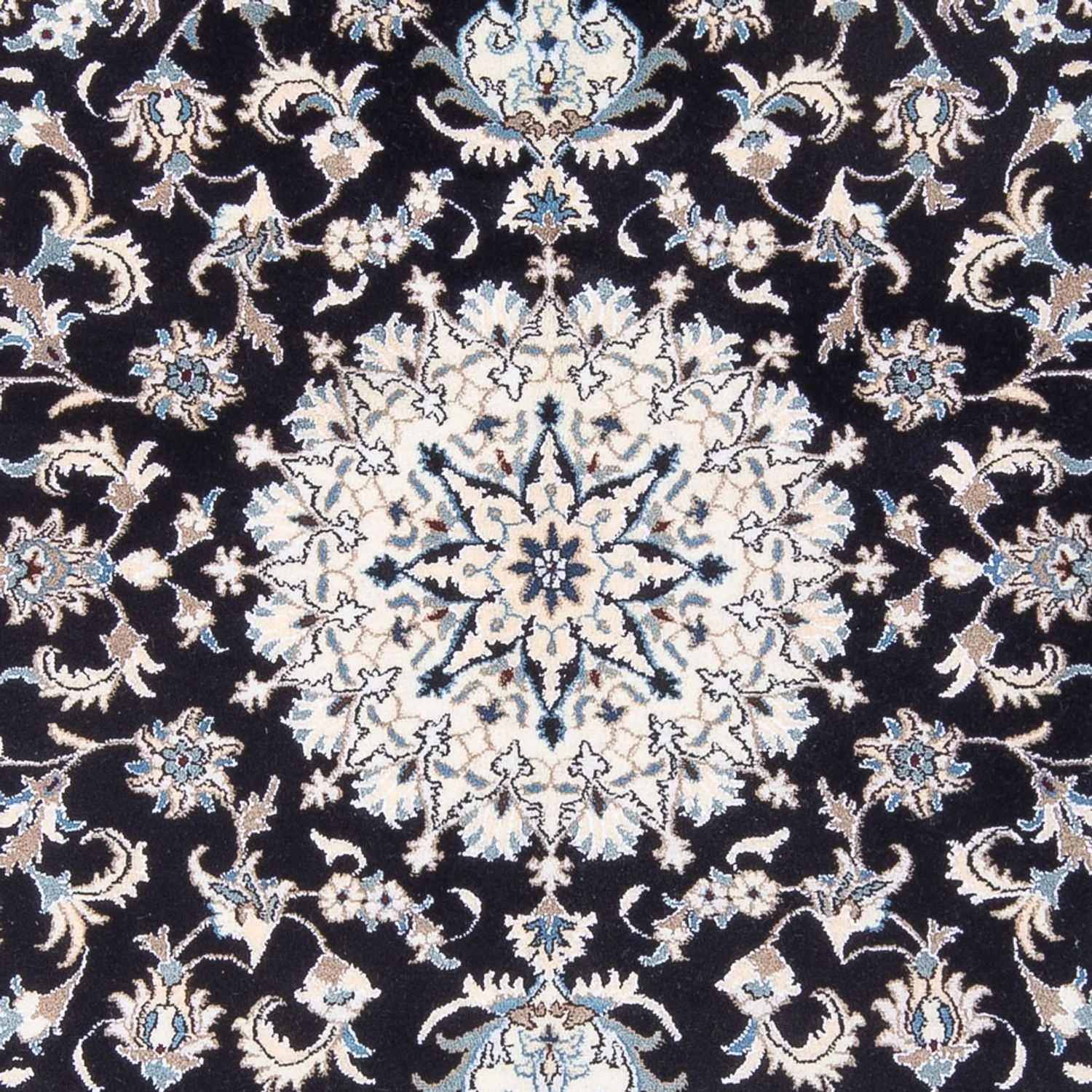 Perserteppich - Nain - 234 x 166 cm - dunkelblau - Image 2