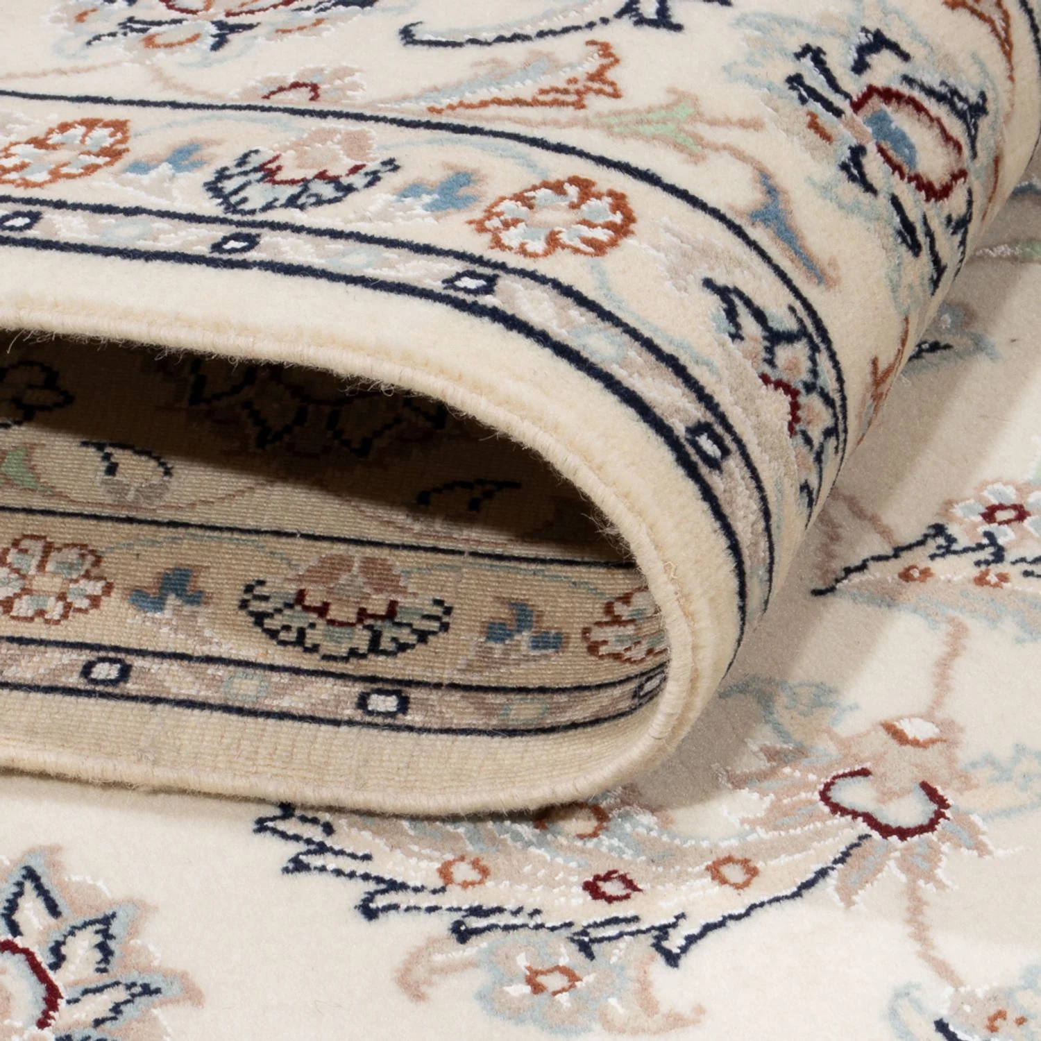Perserteppich - Nain - 236 x 170 cm - beige - Image 4
